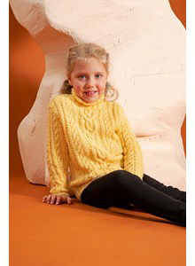 Kindertrui Ulli met kabelpatroon