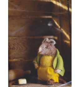 Ronald Rat gemaakt van Drops Alpaca