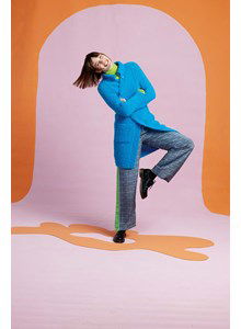 Lang vest met reverskraag