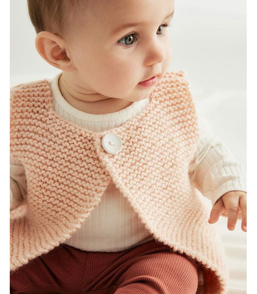 Breipatroon Baby vestje Bellamy
