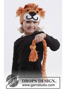 Leeuwenhoofdband en gevlochten leeuwenstaart 