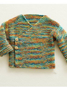 Babyvestje met brede overslag