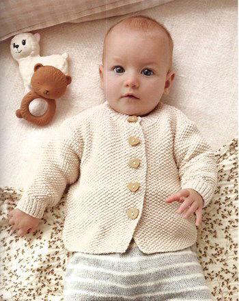 babyvestje in rijstekorrelsteek