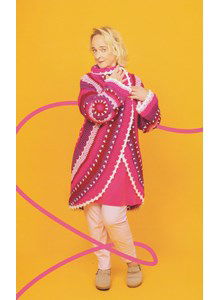 Damesvest met cirkels