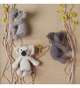 Minidier Koala gemaakt van Drops Karisma