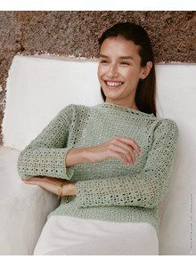 Damestrui met open achterkant met koord- en knoopsluiting