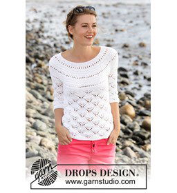 trui gemaakt van Drops Cotton Light