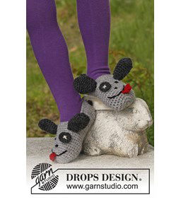 Sloffen gemaakt van Drops Alaska