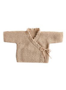 Wikkelvest met schulprand langs de hals