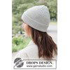 Muts Fog Whisper Hat gemaakt van Drops Merino extra fine