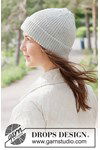 Breipatroon Muts Fog Whisper Hat van andere kant