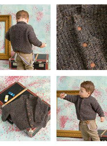 Jongensvest met knoopsluiting