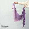 Snow Christal shawl gemaakt van Scheepjes Snowfall