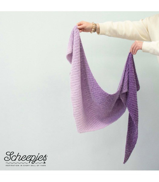Breipatroon Snow Christal shawl