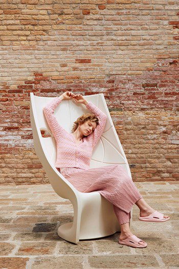 Damesvest in honingraatpatroon Studio Hour