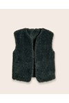 Haakpatroon gilet Ada in bontlook van andere kant