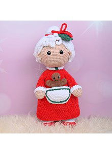 Kerstvrouw Kristie met peperkoekmannetje