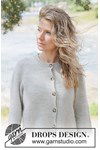 Breipatroon Silver Drift Cardigan van andere kant