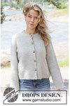 Breipatroon Silver Drift Cardigan van andere kant