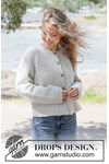 Breipatroon Silver Drift Cardigan van andere kant