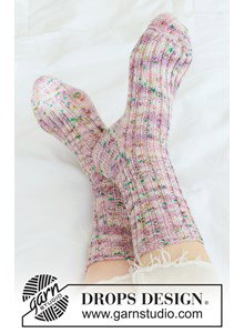 Wollen sokken breien met klassieke oma-hak | DROPS Fabel