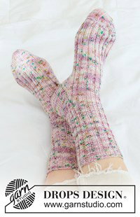 Wollen sokken breien met klassieke oma-hak | DROPS Fabel