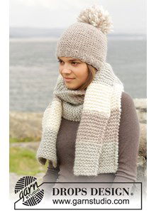 Gebreide muts en sjaal