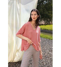 Dames t-shirt gemaakt van Lang Yarns Crealino