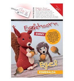 Eekhoorn en Egel gemaakt van Neuzen