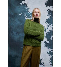 Damestrui Temperance met raglan  gemaakt van Lang Yarns Mohair Luxe