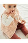 Breipatroon Baby vestje Bellamy van andere kant