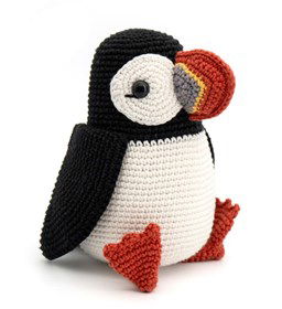 Tux de papegaaiduiker gemaakt van Handwerk accesoires