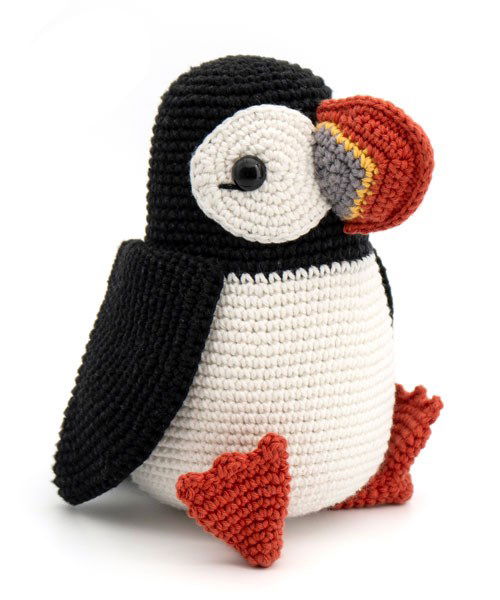 Haakpatroon Tux de papegaaiduiker