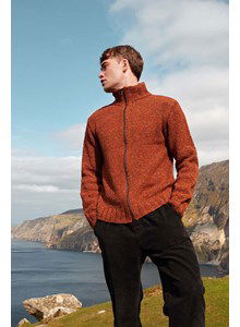 Herenvest met opstaande halsboord