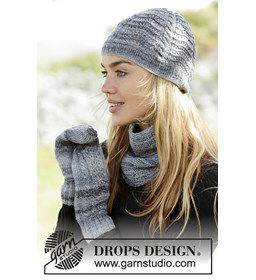 wanten, muts en halswarmer gemaakt van Drops Fabel