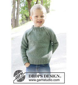 Winter Weekend Trui gemaakt van Drops Merino extra fine