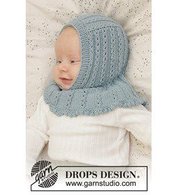 Babymuts gemaakt van Drops Baby Merino