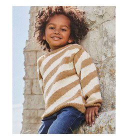 Kindertrui gemaakt van Phildar Phil merinos 3,5