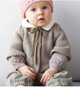 Mantel gemaakt van Phildar Phil Partner 6