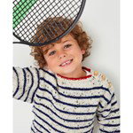 Breipatroon Gestreepte kindertrui 