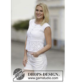 Gebreid vest gemaakt van Drops Cotton Light