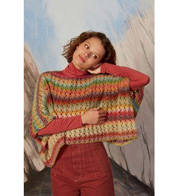 Wijde debardeur gemaakt van Lang Yarns Orion