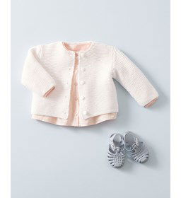 Meisjesvest gemaakt van Phildar Phil Love Coton