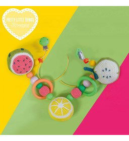 Kinderwagenspanner Fruit gemaakt van Scheepjes Cotton 8