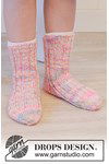 Breipatroon Lily Leaper Socks van andere kant