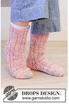 Breipatroon Lily Leaper Socks van andere kant