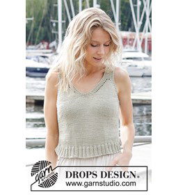Salie Kust Top gemaakt van Drops Paris