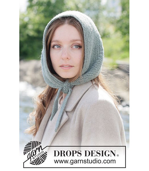 Breipatroon hoofddoek in ribbelsteek