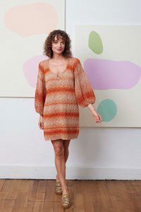 Damesjurk Alba met ballonmouwen