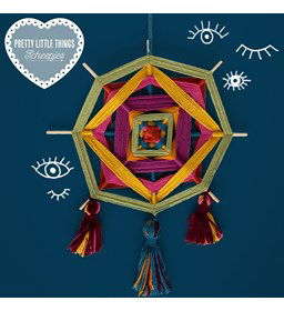 Wandhanger gemaakt van Scheepjes Chunky Monkey